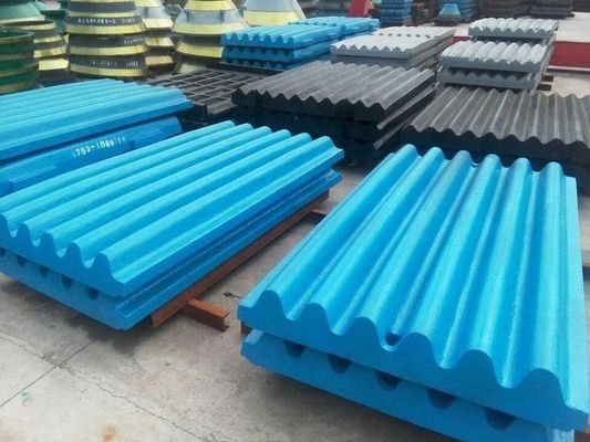 Máquina de trituración de rocas Telsmith H3244 trituradora de mandíbula con piezas de repuesto Placa de dientes
