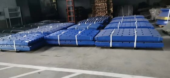 Clasificación de las partes de uso del triturador de mandíbulas Terex Placa de mandíbula de acero de alto manganeso para un rendimiento superior