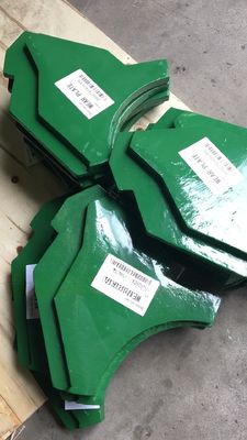 Placas de desgaste de reemplazo para Barmac VSI Crusher B9600 Diseño y materiales personalizados
