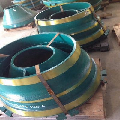 Procesamiento de fundición Tipo de manto y cóncavo para piezas de repuesto de la trituradora de conos GP300