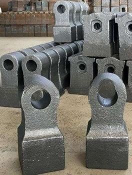 Maquinaria de trituración Tipo Mn18Cr2 Cabeza de martillo de acero manganeso para el desgaste por impacto en la minería de piedra