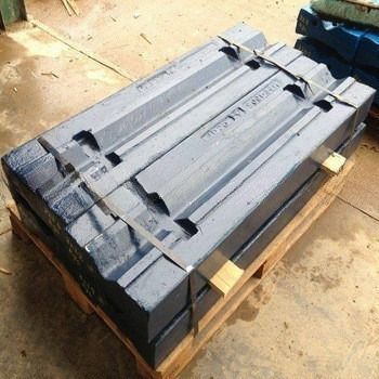 Barras de soplado de alto cromo para trituradora de minería de piedra Peso 500KG Triturador de tipo de máquina