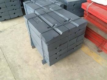 Barras de soplado de alto cromo para trituradora de minería de piedra Peso 500KG Triturador de tipo de máquina