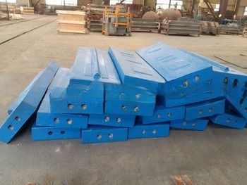 Barras de soplado de alto cromo para trituradora de minería de piedra Peso 500KG Triturador de tipo de máquina