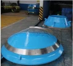 52 SBS Piezas de repuesto de trituradora de conos Cubo de revestimiento cóncavo y manto utilizado para la extracción de mineral