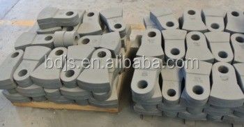 Clasificador de acero de alto manganeso para trituradoras de impacto piezas de desgaste