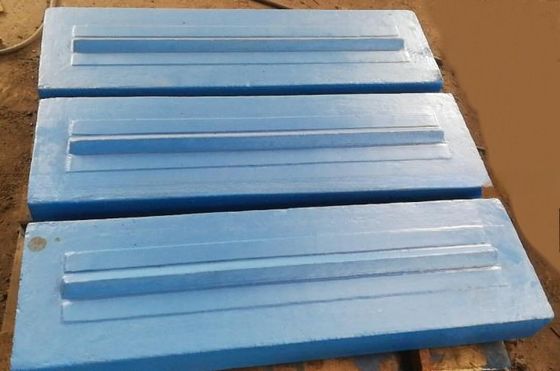 Craser de impacto de acero de alto manganeso piezas de desgaste barra de soplado OEM para la máquina de minería de piedra