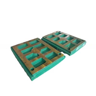 Tecnología avanzada de minería de piedra trituradora de mandíbula piezas de desgaste C125 placa de mandíbula