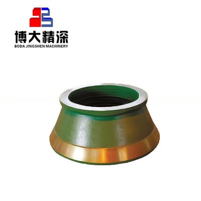 Reemplazo de revestimientos de cuencos para trituradoras de acero Mn18Cr2 de alto manganeso para HP300 HP400 HP500