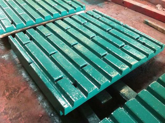 Placa de mandíbula OEM para triturador de mandíbula de piedra CJ412 Aceptable para la norma EN124