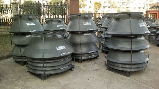 Envases y mantos de cuencos para Sandvk CH440 H4800 H6800 Adaptación de piezas de desgaste del triturador de conos