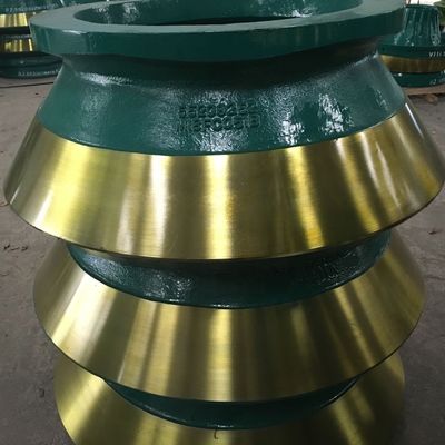 Diseño Mn18Cr2 Cóncavo y manto para HP100 HP200 HP300 Piezas de repuesto de trituradora de cono de piedra