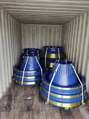 HP100 HP200 Cone triturador de piezas de desgaste de la placa de revestimiento y el manto de la máquina tipo triturador