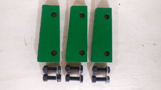 Barmac de acero de alto manganeso B7150 VSI piezas de repuesto de trituradora placa de pista por mecanizado CNC