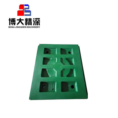 Energía Minería Alto manganeso c110 triturador de mandíbula piezas de desgaste placa de mandíbula móvil