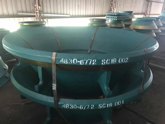 Acero de alto manganeso para la trituradora de piedra Symons 1000 KG límite de peso