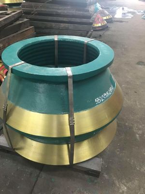 Piezas de repuesto de fundición personalizadas para equipos de minería, trituradora de conos, revestimiento de cuencos y mantel