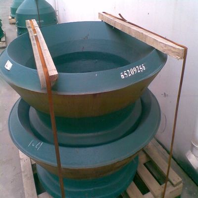 Aplicar a la trituradora HP500 Cone triturador de piezas de desgaste manto y forro de cuenco para la máquina de minería