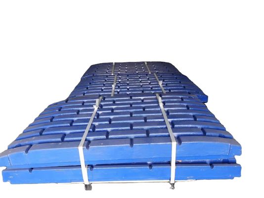 Acero de alto manganeso C63 C80 C95 Triturador de minería Placa de mandíbula para triturador de alta capacidad