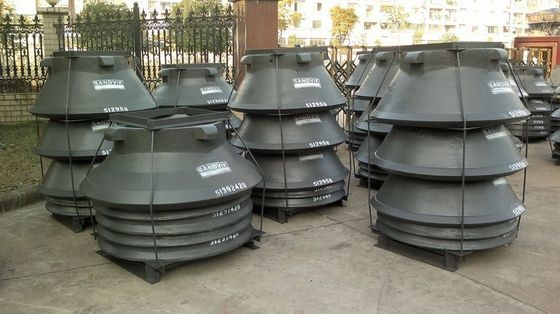 Envasador de cuenco de acero de alto manganeso para trituradora de conos H6800 Durable y resistente al desgaste