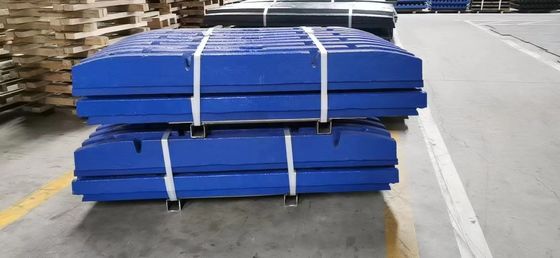 Las piezas de desgaste del triturador de mandíbulas C63 C80 C95 Placa de mandíbula móvil fija con moldeo de tipo de procesamiento
