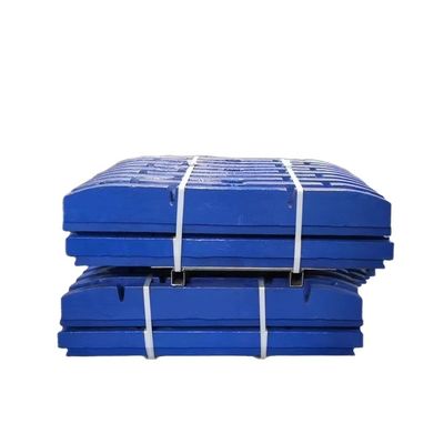 Acero de alto manganeso C95 Placas de mandíbula trituradora piezas de desgaste para la distribución internacional