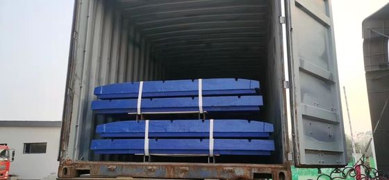 Partes de repuesto y desgaste de acero manganeso para triturador de mandíbula C140 utilizado en máquinas mineras Peso 999 KG