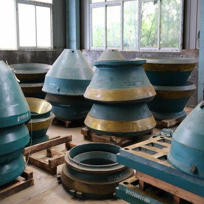 Acero de alto manganeso GP200 cone triturador partes de desgaste manto y cóncavo con competitivo