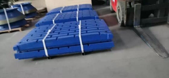 Industria minera Maquinaria de fundición de acero C145 trituradora de mandíbulas piezas de desgaste en color vibrante