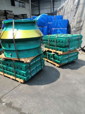 Trituradora de acero con alto contenido de manganeso HP4 Trituradora de cono partes de desgaste Manto y cóncavo