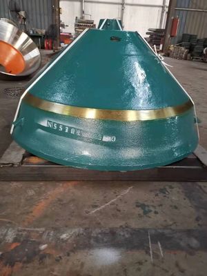 Trituradora de acero con alto contenido de manganeso HP4 Trituradora de cono partes de desgaste Manto y cóncavo