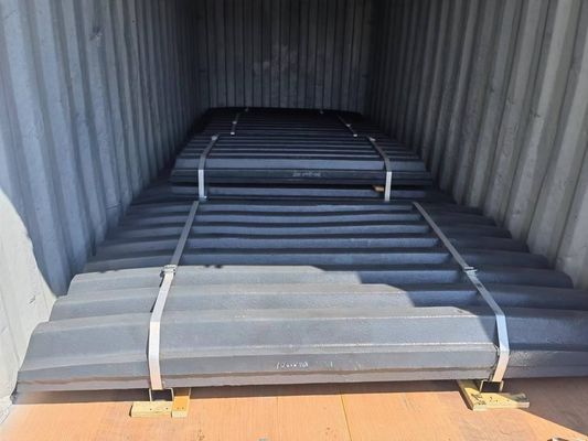 Trituradora JM806 piezas de repuesto Placa de mandíbula móvil y fija Placa de dientes para un funcionamiento sin problemas