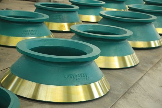 Cobre de acero con alto contenido de manganeso, partes de desgaste en colores vibrantes, mantel y forro de cuenco