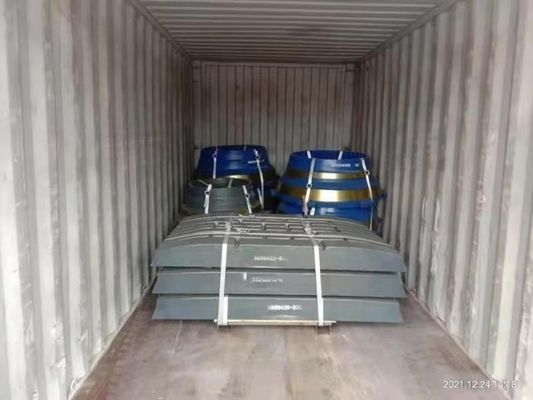 Forja de piezas de triturador de mandíbula CJ412 CJ615 Placa de mandíbula fija con tratamiento de superficie