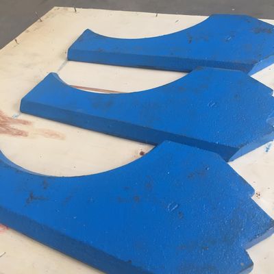 3.21 KG Inspección profesional CV117 Placas de desgaste superior VSi triturador piezas de repuesto de desgaste