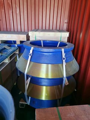 Maquinaria para la extracción del manto de acero de alto manganeso Accesorios para trituradoras de conos Partes de placa