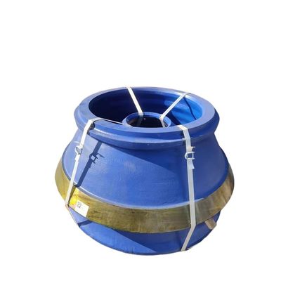 HP100 Cone Crusher partes de desgaste Cóncavo 999KG Peso para el rendimiento de la minería duradera