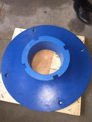 Placa de desgaste superior de la trituradora de impacto VSI para CV117 CV128 CV129 piezas de repuesto de la trituradora