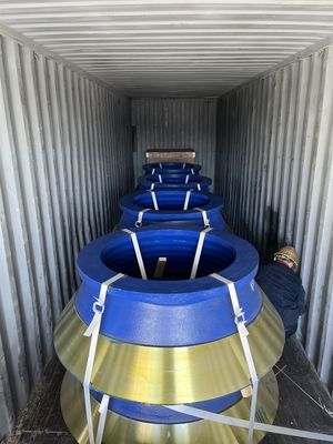 Mantela y revestimiento de cuenco de alto cromo para HP700 piezas de desgaste de trituradora de conos en minería de energía