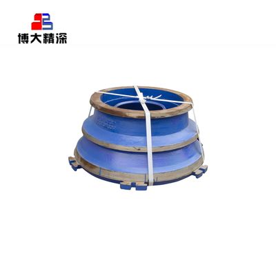 OEM aceptable Mn18cr2 GP500 Cóncavo y manto para trituradora de conos