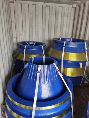 Equipo de minería estándar MANTLE Partes de desgaste de manganeso triturador de conos forro de cuenco GP220
