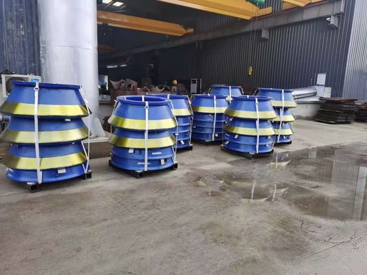 Equipo de minería estándar MANTLE Partes de desgaste de manganeso triturador de conos forro de cuenco GP220