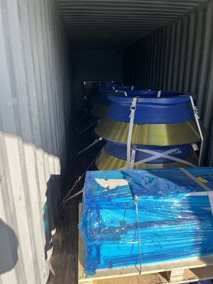 Cubiertas con cone de acero con alto contenido de manganeso y mantel HP400