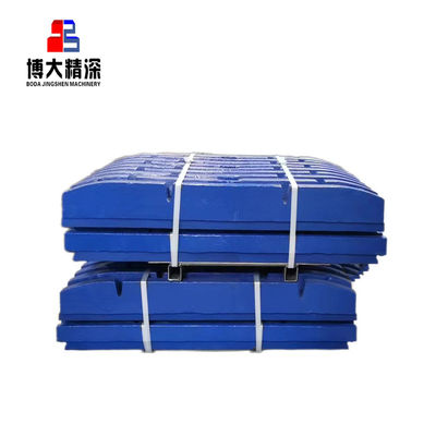 Placa lateral de dientes de alto manganeso triturador de mandíbula placa de dientes OEM fundición