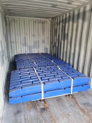 Las piezas del triturador de mandíbula de acero de alto manganeso