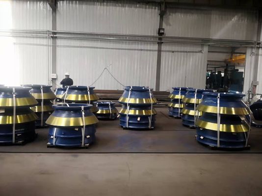 EN124 Triturador de cono estándar HP300 HP400 Partes de desgaste Mantel de fundición y revestimiento de cuenco