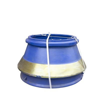 Forro de cuenco de acero de alto manganeso duradero y resistente al desgaste para trituradora de conos HP400
