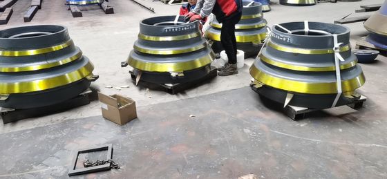 Acero de alto manganeso CH440 Cone triturador de piezas de repuesto mantel de cuenco de revestimiento para minería