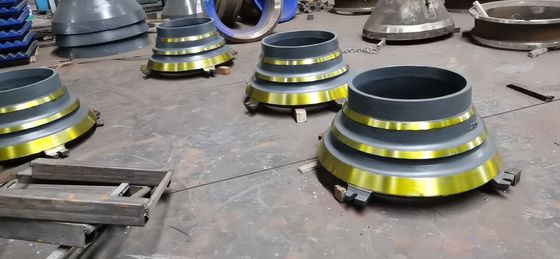 Acero de alto manganeso CH440 Cone triturador de piezas de repuesto mantel de cuenco de revestimiento para minería