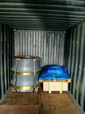 Parte de desgaste del manto del triturador de cono de acero de alto manganeso CS430 utilizada para la máquina minera